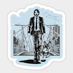 John Wick (bridge) Sticker